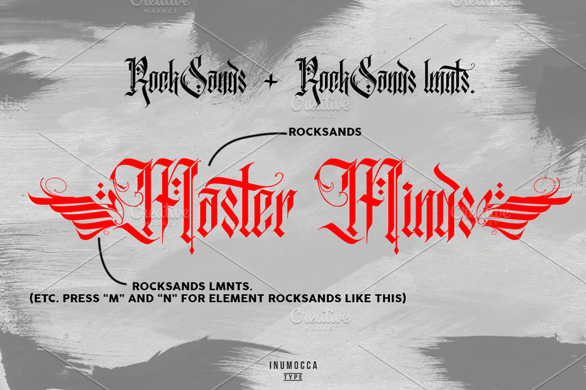 RockSands Typeface preview 7