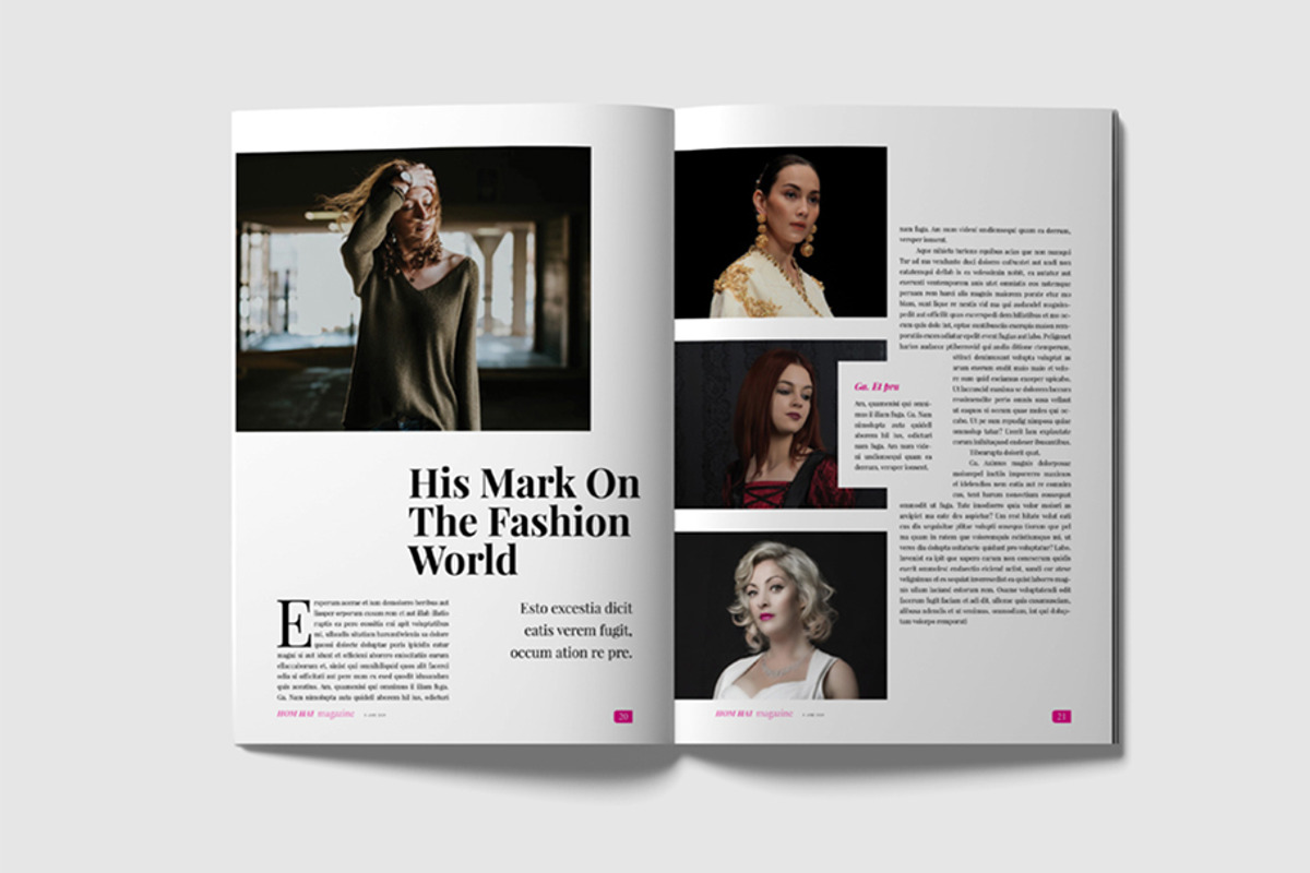 Fashion Magazine Template, a Print Template by Rumoh Grafika (Photo 11 of 13)