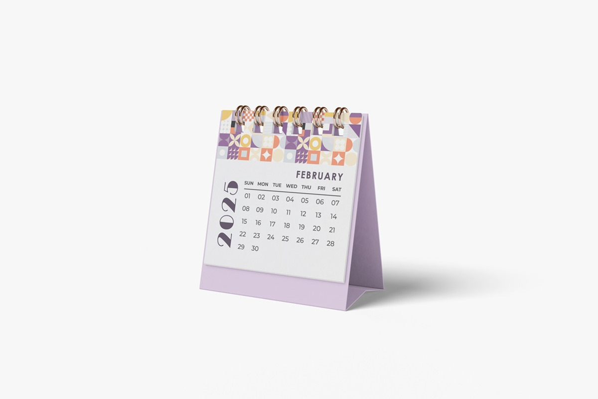 Desk Calendar Photoshop Mockup, a Books & Magazine Mockup by Graphic Deal (Photo 4 of 8)