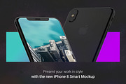 iPhone 8 Mockup Complete Pack Black, an iPhone Mockup by mockuptain (Thumbnail 4 of 10)