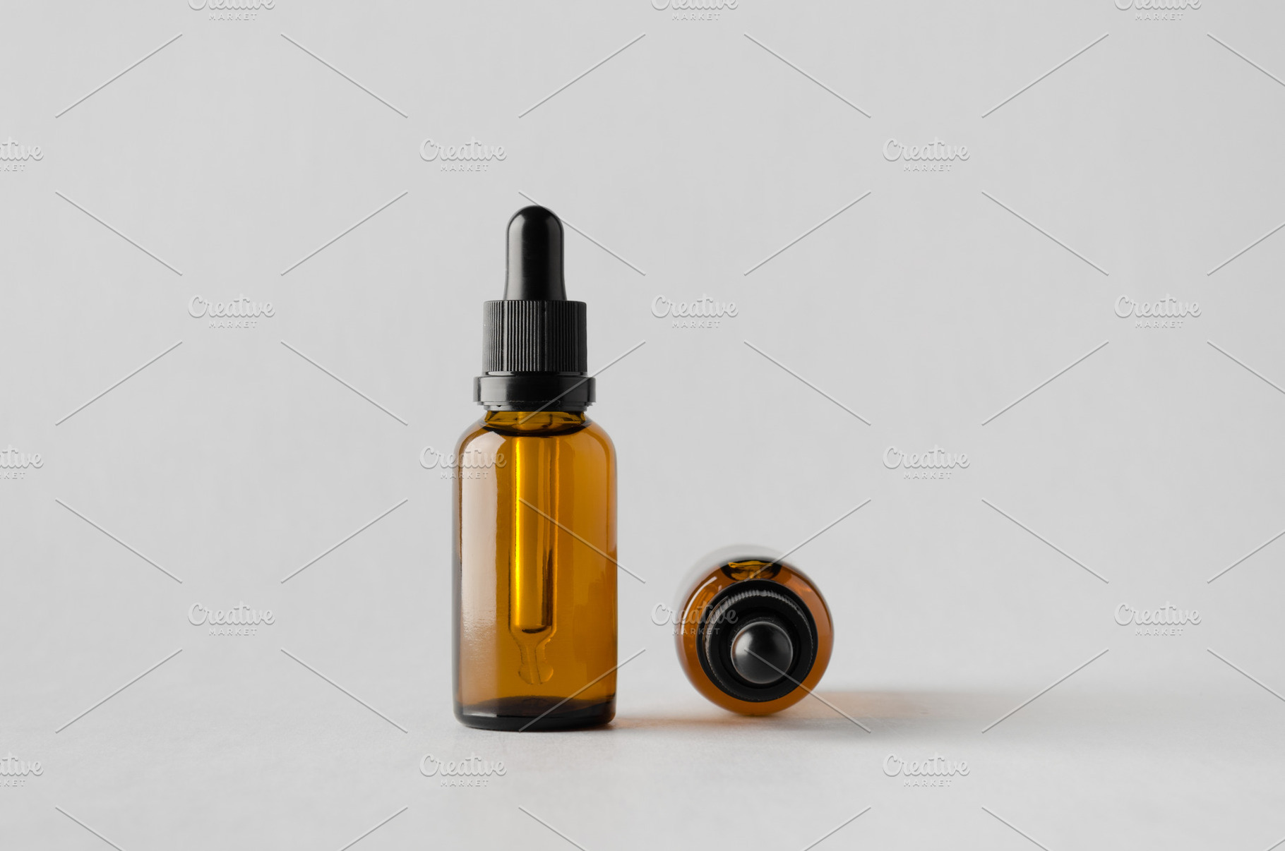 Dropper bottle mockup JPEG, a Food & Drink Photo by Shablon