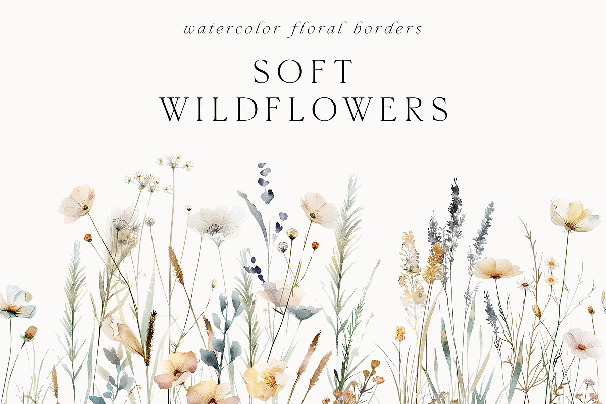 Waterolor Floral Borders Bundle, a Decorative Illustration by Lana Elanor (Photo 79 of 97)