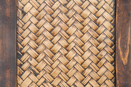 Handcraft bamboo weave texture featuring bamboo, background, and basket, an Abstract Photo by Casanowe-studio
