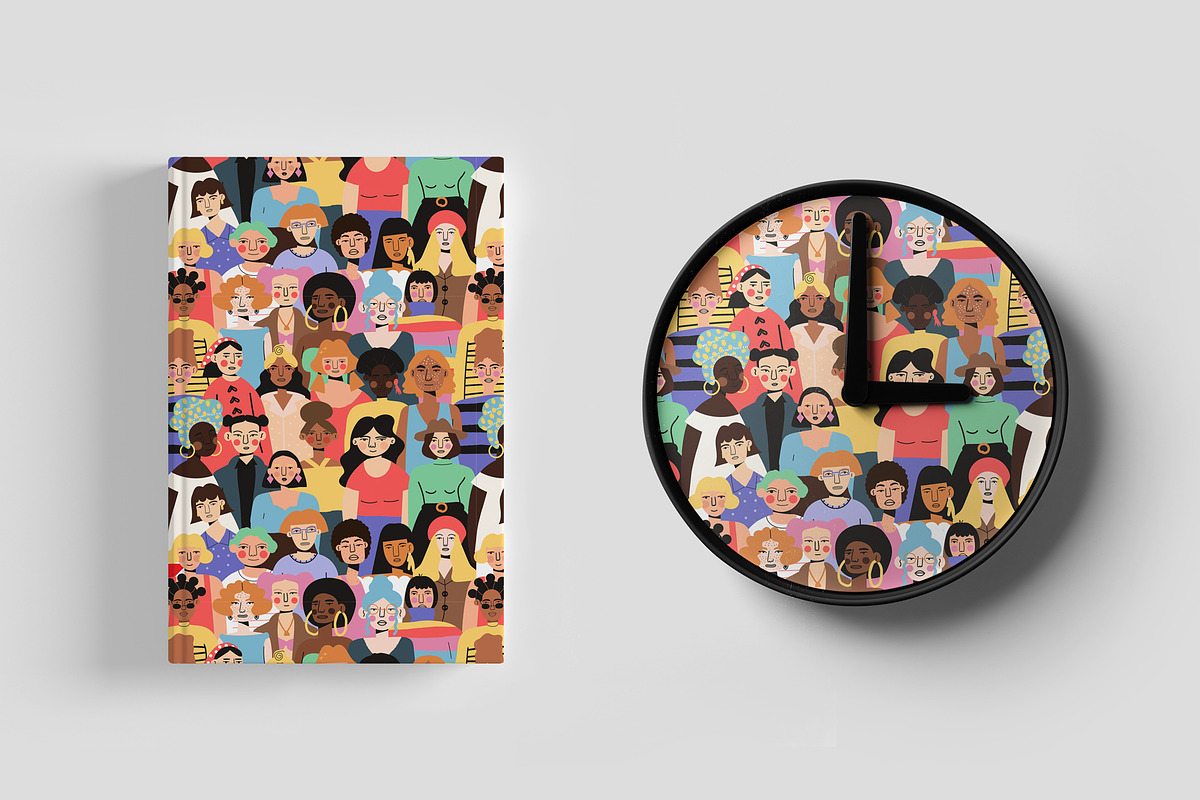 Women. Vector and raster graphics., a Person Illustration by Oliana Moroz (Photo 18 of 19)