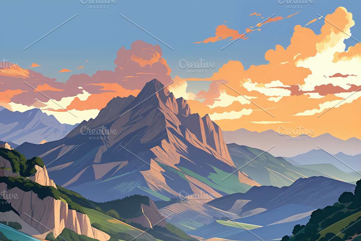 36 Italy-Themed Illustrations, a Background Graphic by h.utomo (Photo 29 of 36)