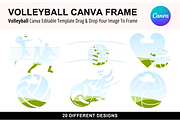 Volleyball Canva Frame Photo Collage, a Poster Template by Snapybiz (Thumbnail 2 of 11)