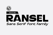 RANSEL - Sans Serif Family, a Sans Serif Font by Olexstudio (Thumbnail 1 of 8)