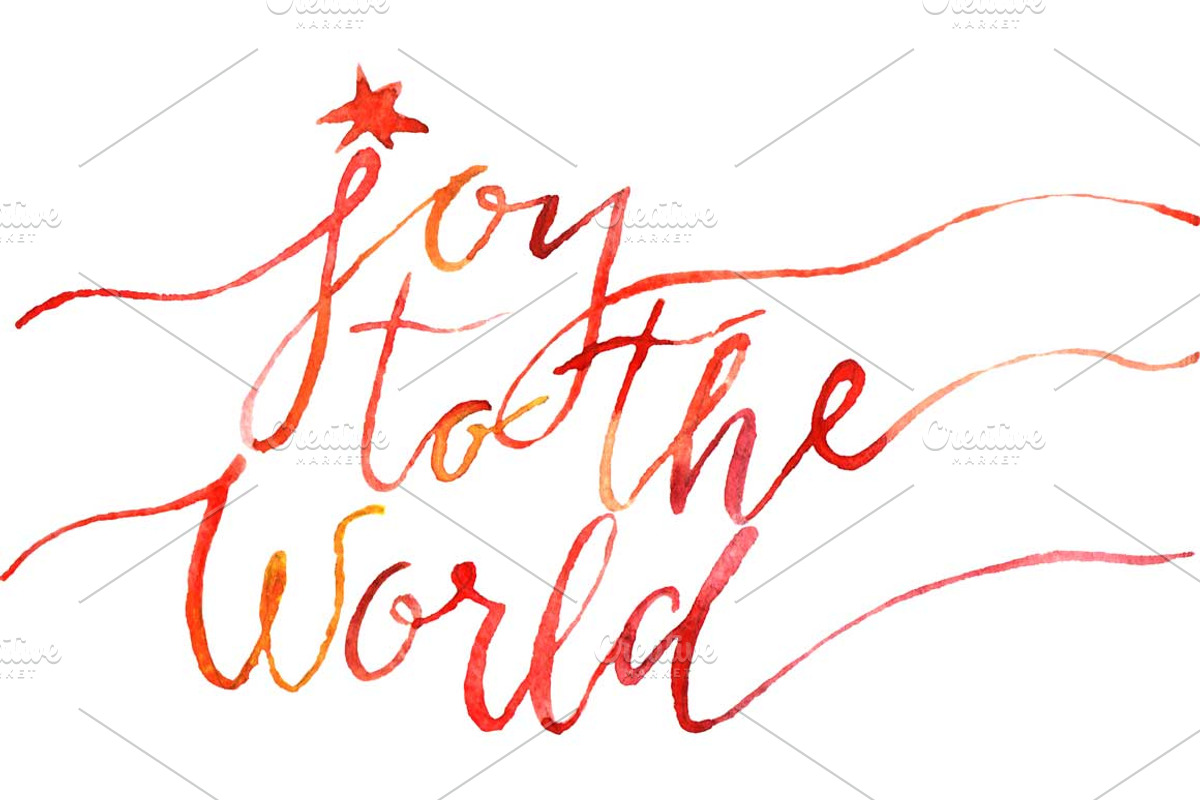 Christmas lettering card, a Card Template by Inna Vinchenko Designs (Photo 3 of 4)