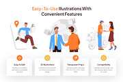 Logistics Flat Illustrations, a Duotone Icon by Vectors Market (Thumbnail 2 of 8)