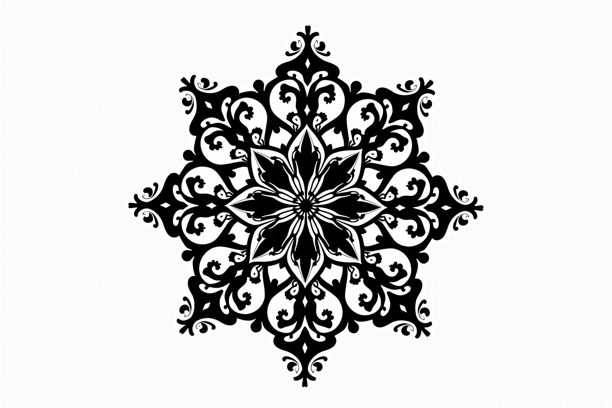 Mandala Laser Cut Files, an Illustration by balal (Photo 2 of 9)