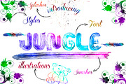 Jungle +Extra Limited Time %50 Off, a Font by OnlyTheOriginaLs (Thumbnail 1 of 8)