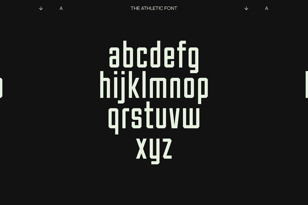 THE ATHLETIC FONT, a Serif Font by THE BOLD FONT. (Photo 5 of 18)