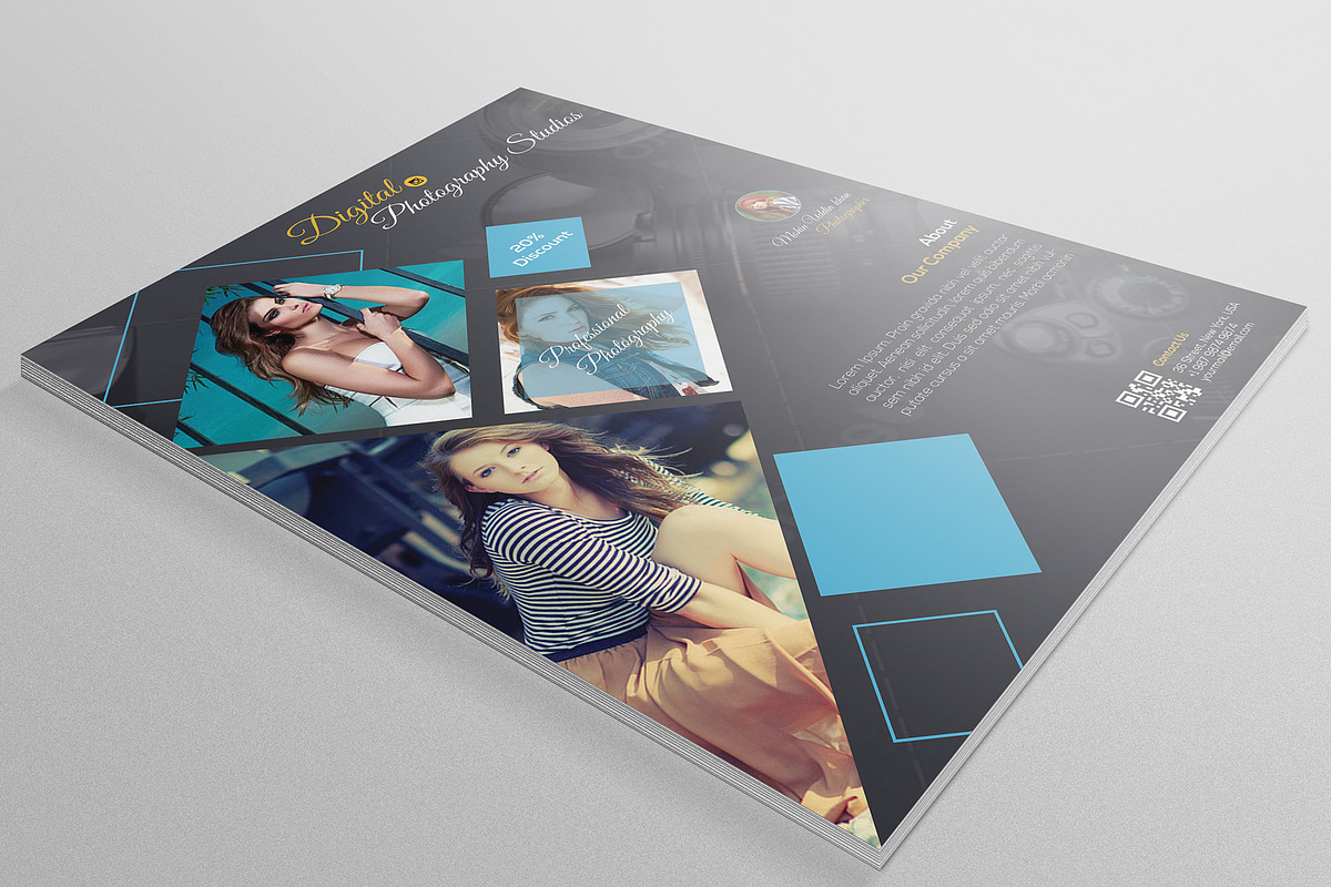 Photography Flyer, a Flyer Template by GreenPixi (Photo 3 of 3)