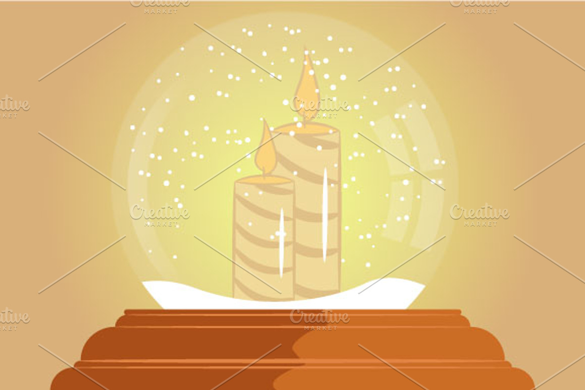 SET Snow globe - Christmas toy, a Decorative Illustration by pashigorov (Photo 10 of 12)