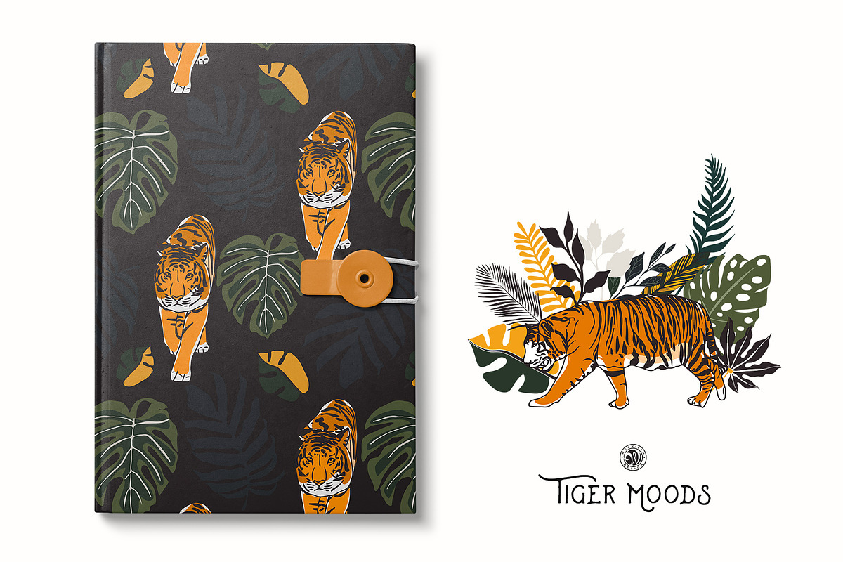 Tiger Moods, an Animal Illustration by Bloomart Studio (Photo 2 of 8)