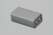 Battery 3d model, an Object 3D Model by fahad121 (Thumbnail 4 of 5)