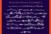 Fleurons 5-Pack, a Symbol Font by Wiescher Design (Thumbnail 2 of 5)