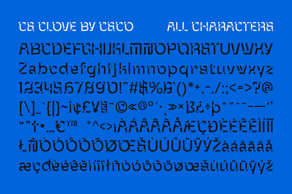 CS Clove – Display Font, a Sans Serif Font by Craft Supply Co. (Photo 8 of 8)