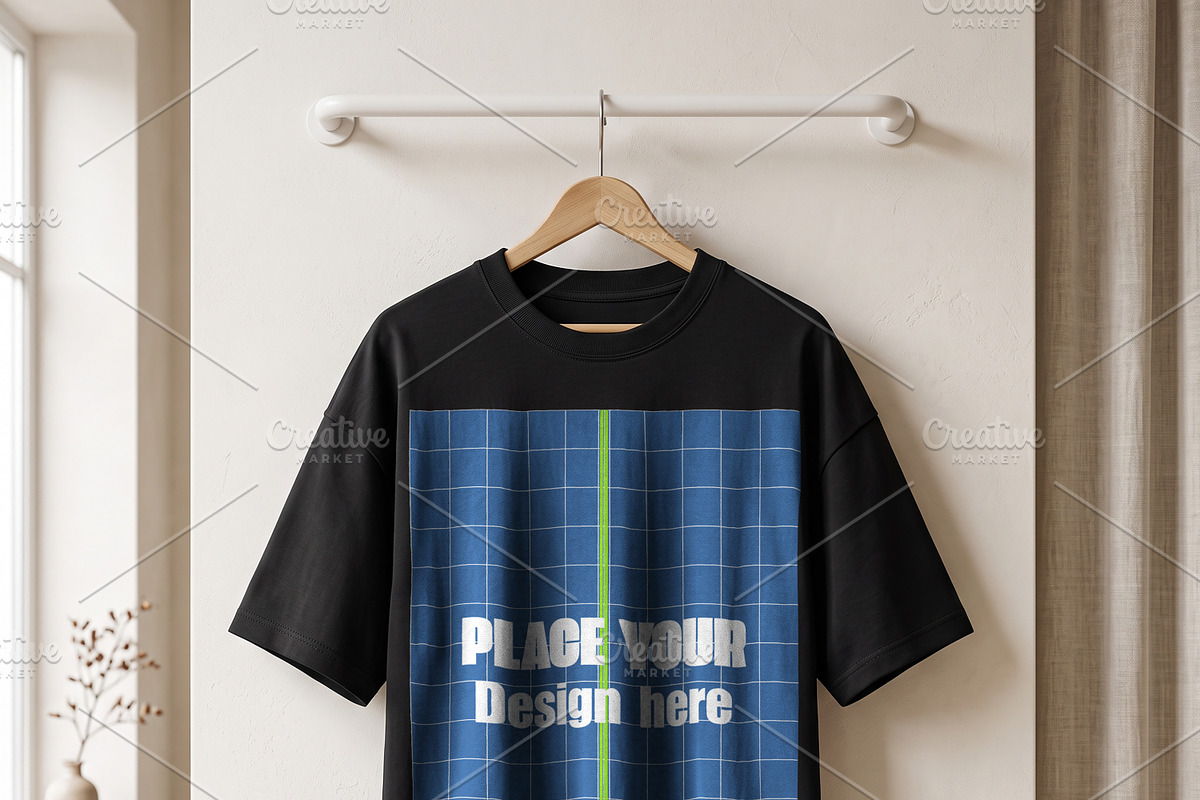 Hanging T-Shirt Mockup Bundle 4 PSDs, a Shirt Mockup by Pixel Foundry (Photo 4 of 5)