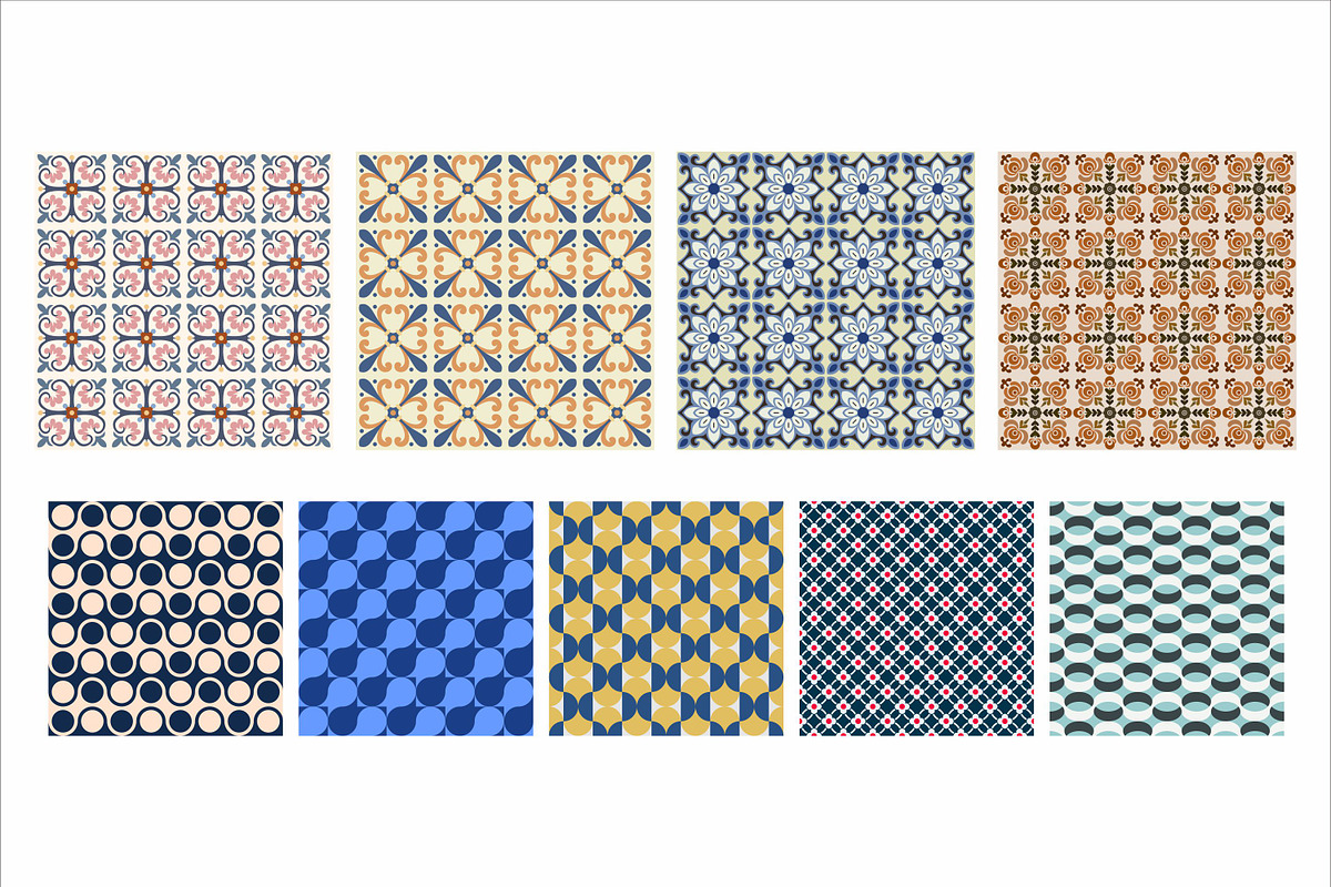 Pack of abstrack seamless pattern, a Pattern Graphic by Brainware Graphic (Photo 4 of 8)