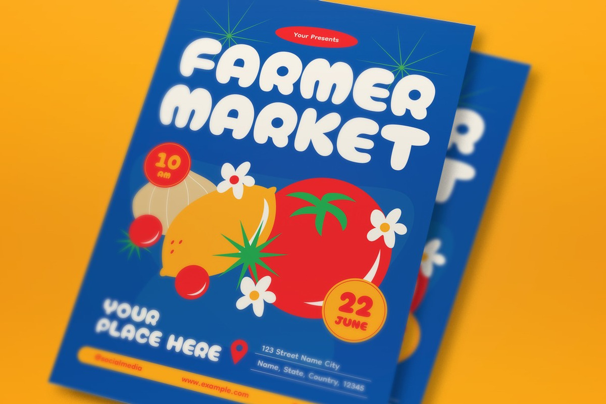 Farmer Market Flyer preview 2