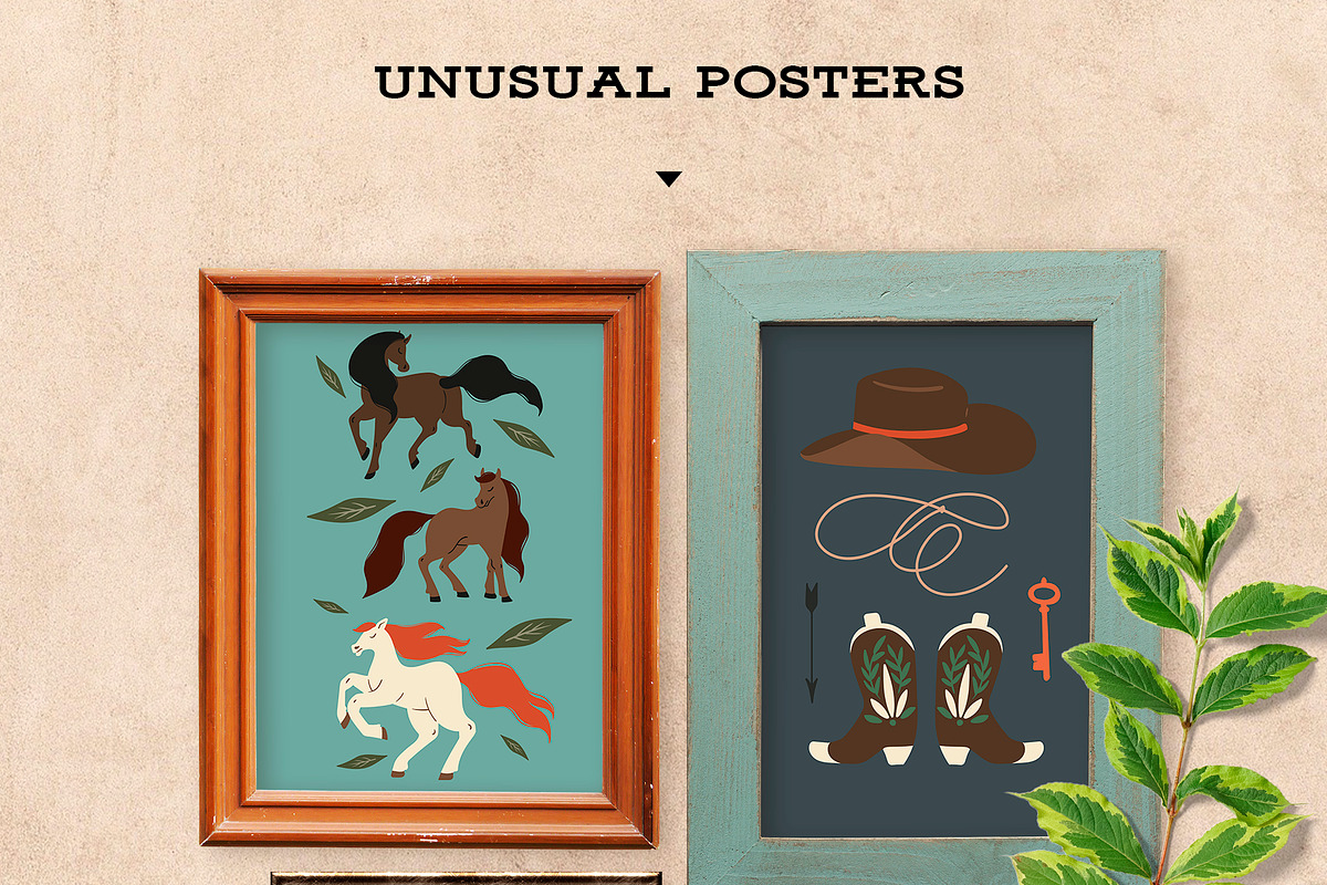 Wild West modern design set, an Animal Illustration by Beauty Drops (Photo 8 of 10)