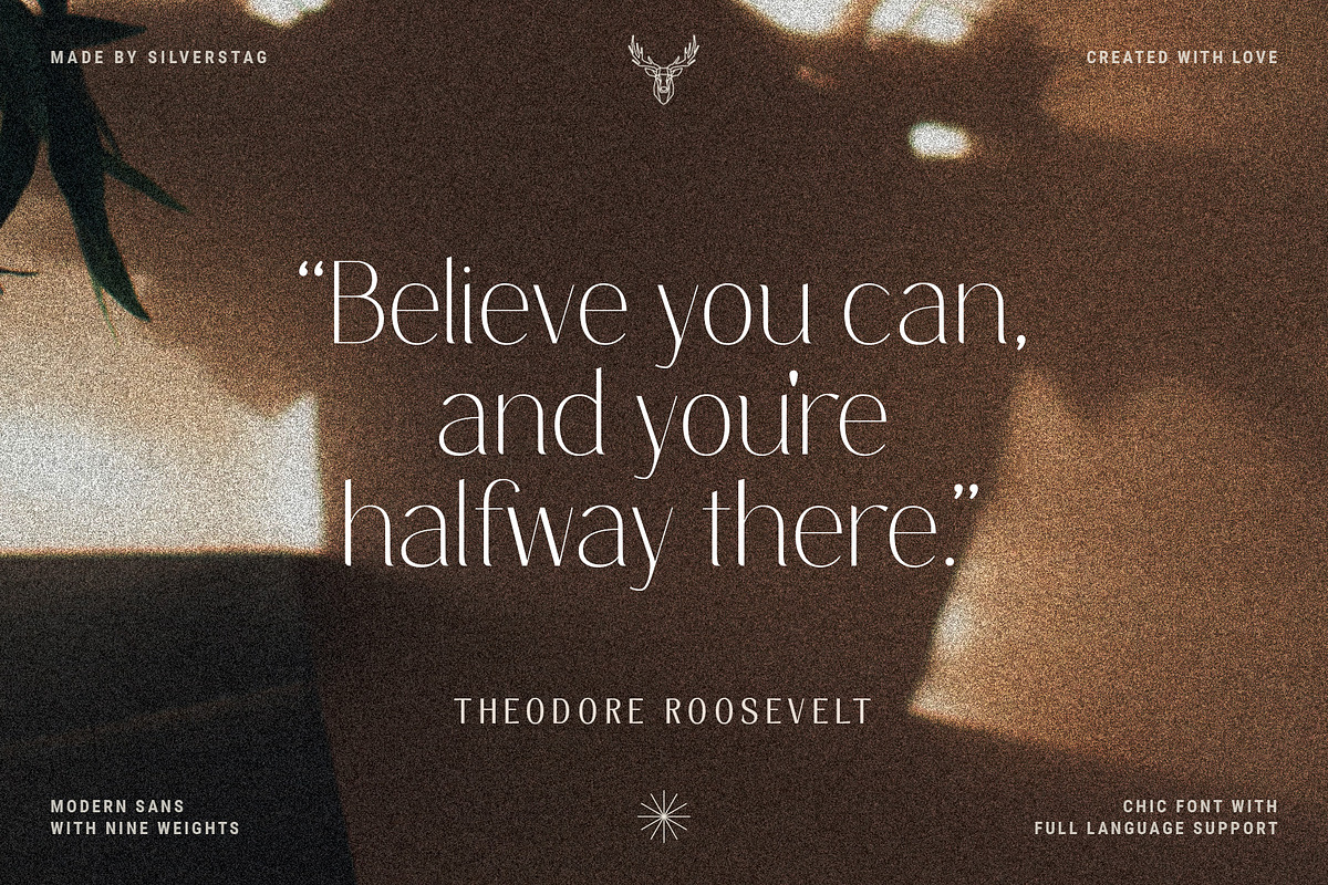 Elio & Oliver - Elegant Sans Serif, a Sans Serif Font by SilverStag Type Foundry (Photo 9 of 17)