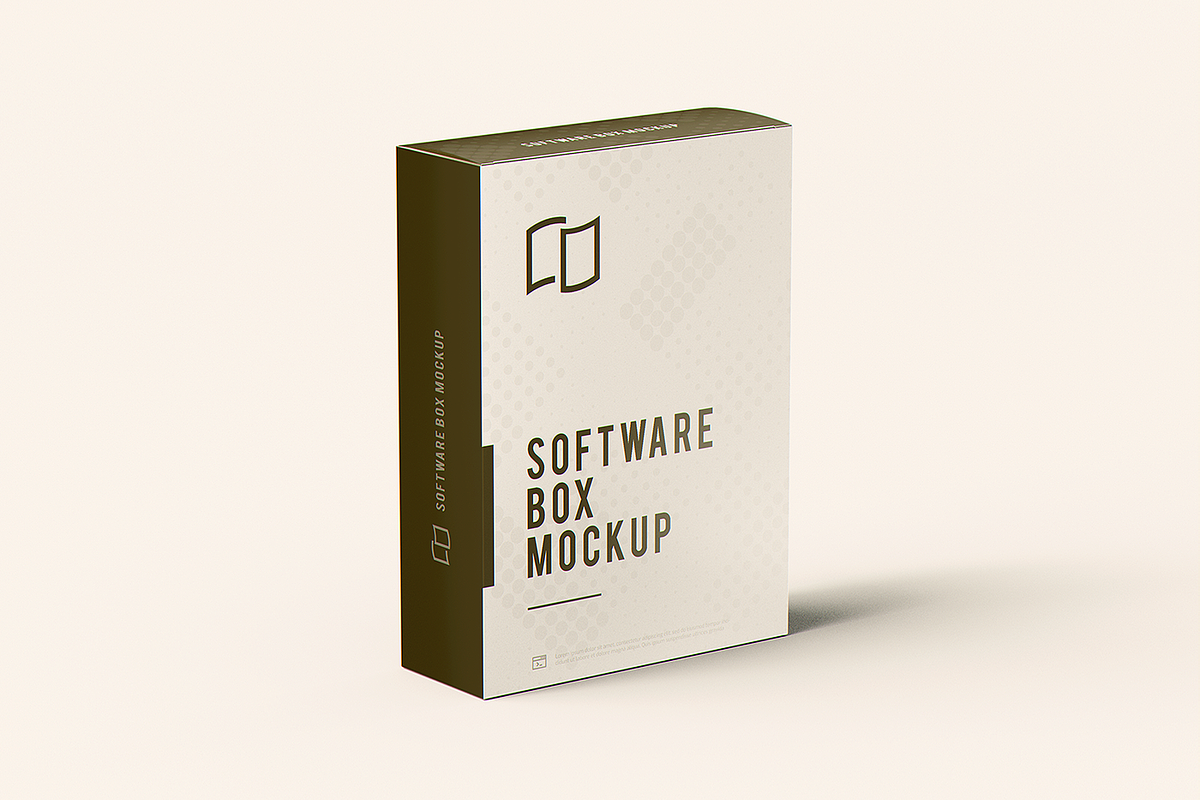 Software Box MockUp, a Cups & Container Mockup by coloformia (Photo 5 of 16)