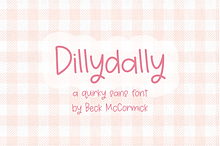 Dillydally Handwritten Sans