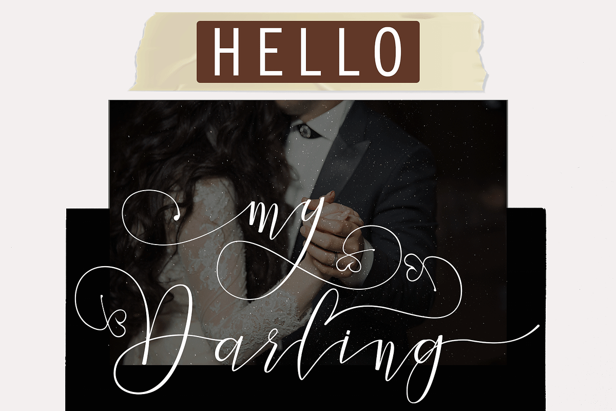 Bettha Bottle, a Script Font by Deniz86 (Photo 6 of 14)