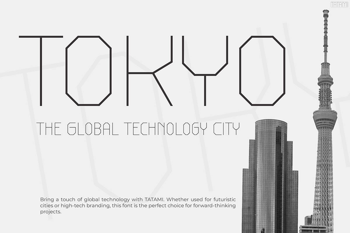TATAMI, a Font by Pinisi ART (Photo 9 of 10)