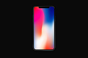 10 iPhone X PSD Mockup Set, an iPhone Mockup by Sinlatown (Thumbnail 10 of 11)