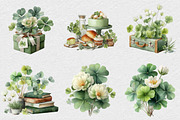 Watercolor St Patrick’s Day Clipart, an Illustration by DreamCafeArt (Thumbnail 3 of 6)