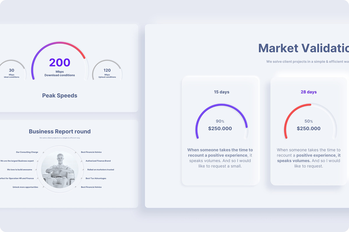 Neumorphic Presentation Template, a Presentation Template by TemplateZuu (Photo 14 of 48)