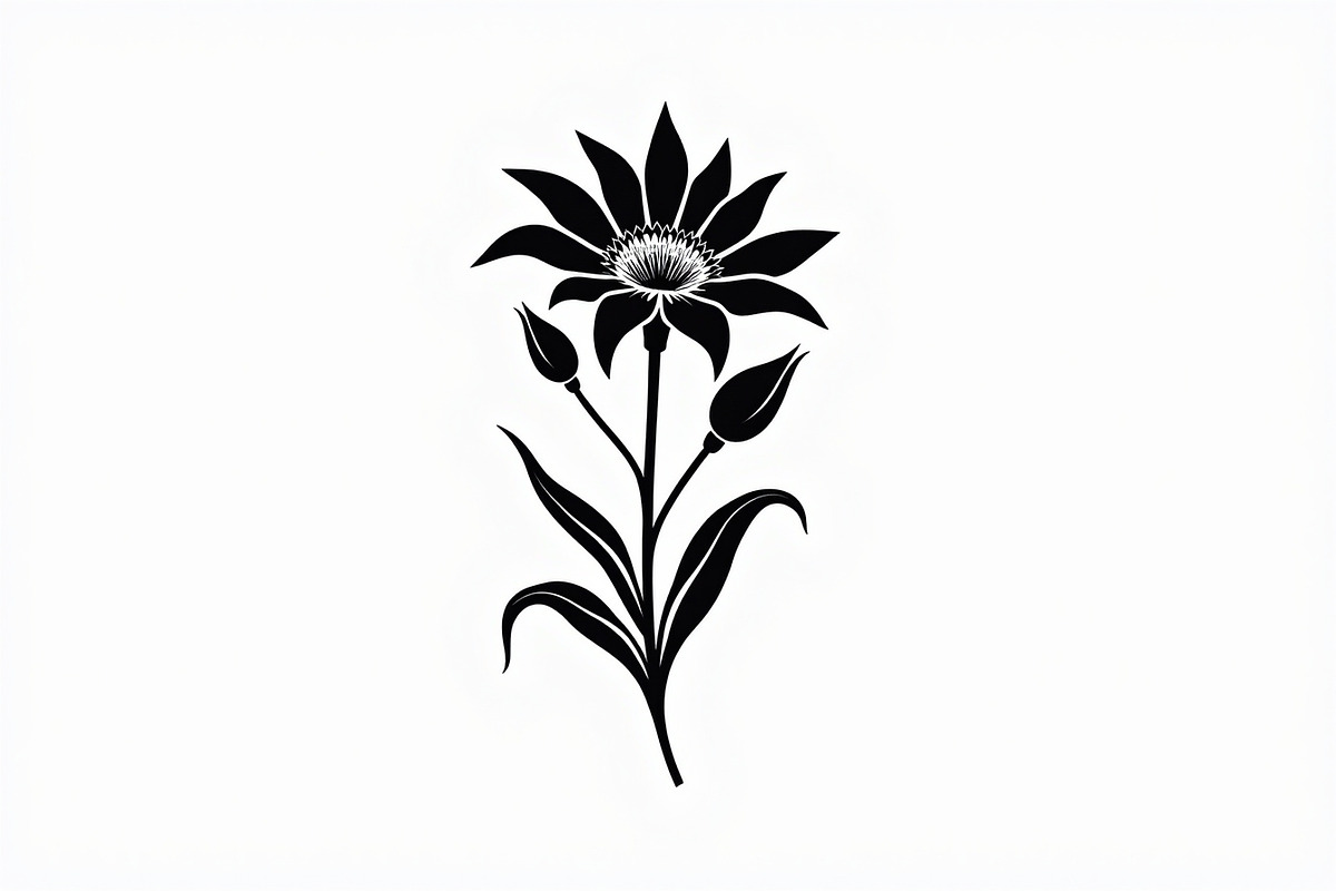 Floral Outline Vector Pack, an Illustration by yasushie (Photo 17 of 21)