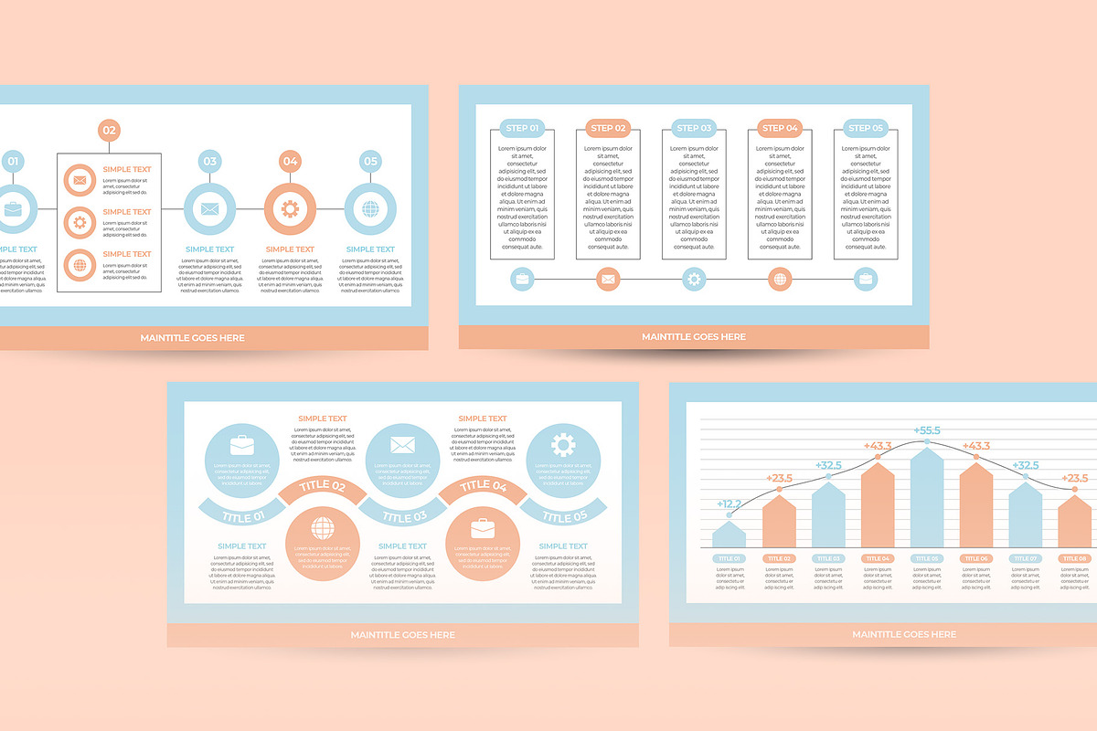 Business Plan PowerPoint Template, a Presentation Template by CreativeUP (Photo 4 of 6)