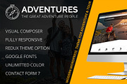 Adventure and Tour WordPress Theme, a WordPress Template by ewises (Thumbnail 1 of 4)