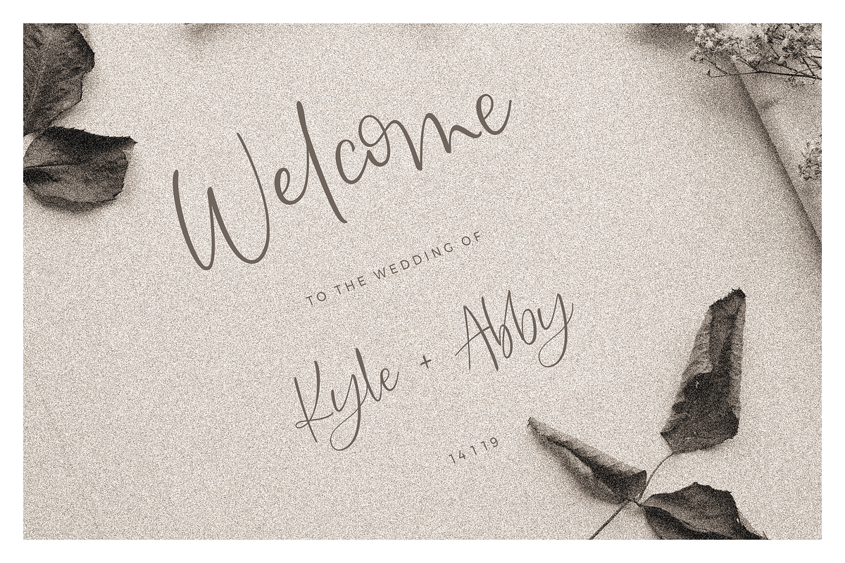 Searches - Elegant Ligature Fonts preview 5