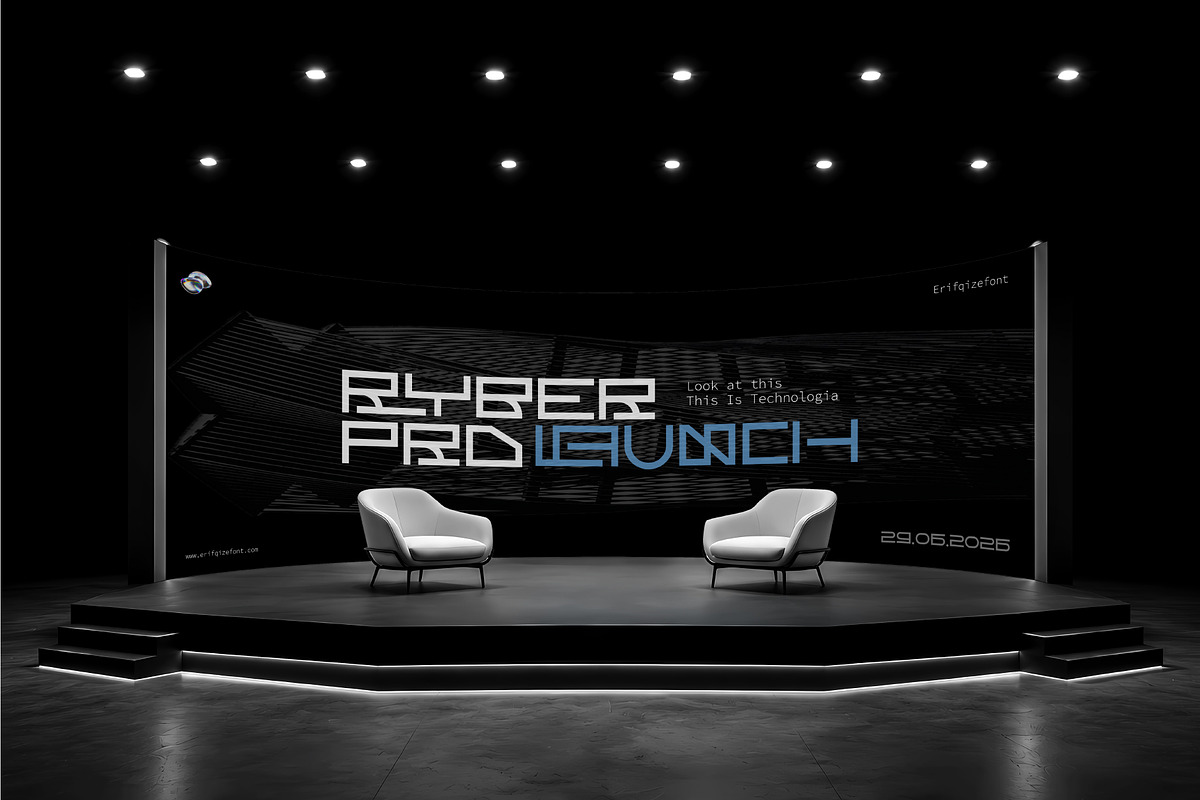 Fuutech – Tech And Sci-Fi Font, a Sans Serif Font by Erifqizefont (Photo 8 of 10)