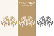 MM Wedding Monogram Logo, a Branding & Logo Template by LogoAV (Thumbnail 4 of 6)