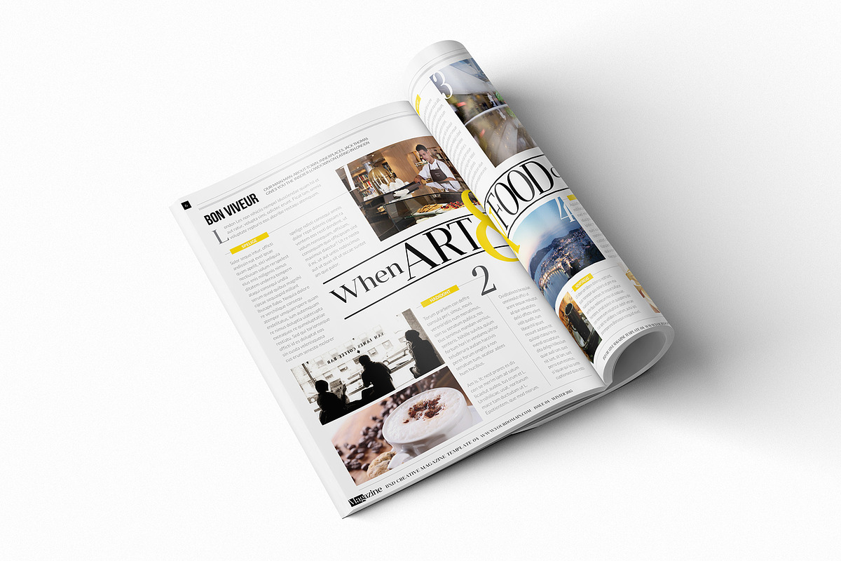 Magazine Template InDesign 04, a Magazine Template by Love Graphic Design (Photo 2 of 34)