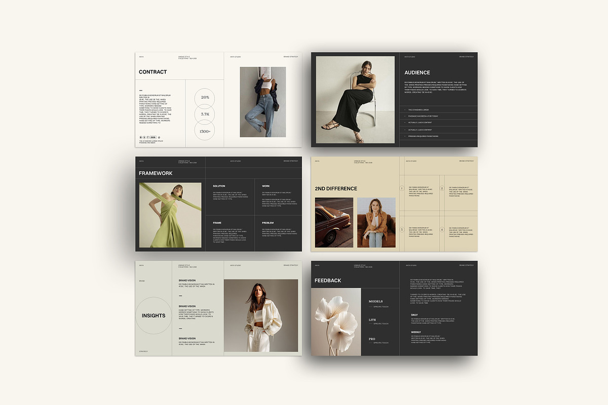 ANYA | Brand Strategy Template, a Presentation Template by slidestock55 (Photo 8 of 15)