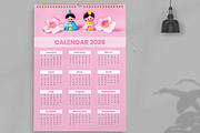 Minimal Yearly Calendar Template, a Stationery Template by ContestDesign (Thumbnail 2 of 2)