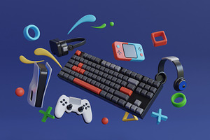 3D Illustration Gaming Pack