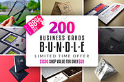 200 Business Cards Bundle, a Business Card Template by Marvel (Thumbnail 1 of 201)