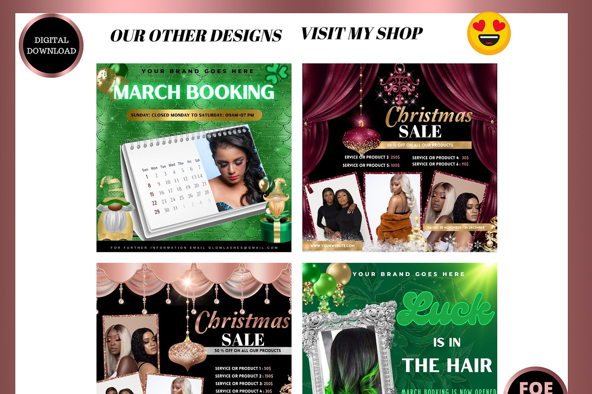 DIY St Patricks Day Flash Sale, a Social Media Template by Foedesigner (Photo 6 of 6)