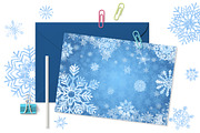 Snowflakes Vector Collection, a Background Graphic by Elinorka (Thumbnail 3 of 4)