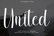 United, a Handwritten Font by FreshTypeINK (Thumbnail 1 of 8)