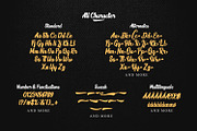 Phamelo - Grunge Script, a Script Font by madeDeduk (Thumbnail 7 of 8)
