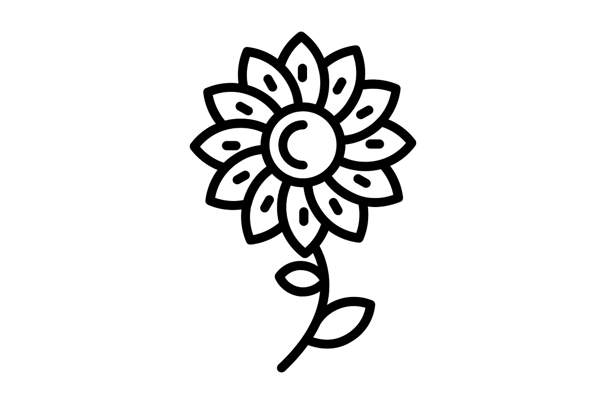 flower Line Icon, an Icon by Pexelpy (Photo 2 of 2)